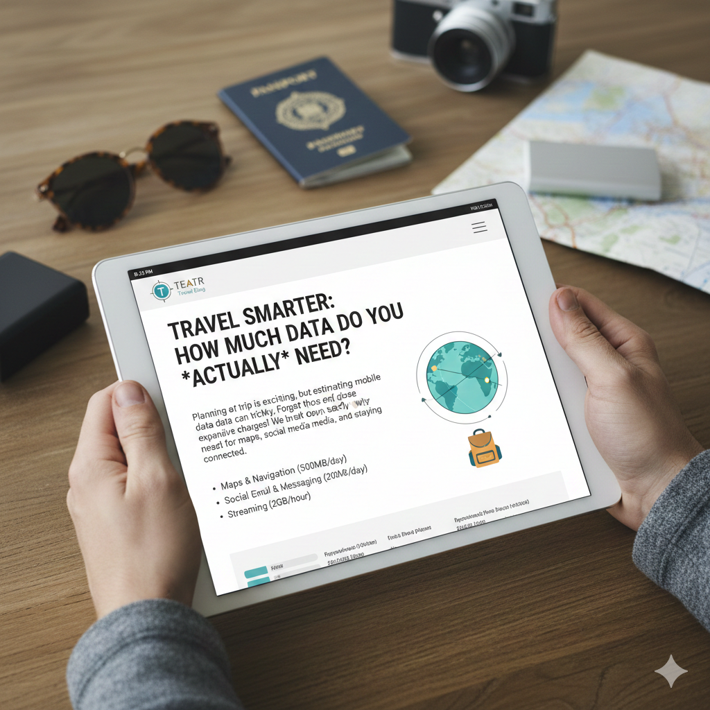 How Much Data Do You Need for an eSIM While Traveling?