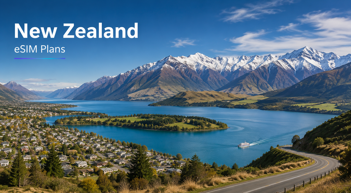 New Zealand Unlimited Data eSIM