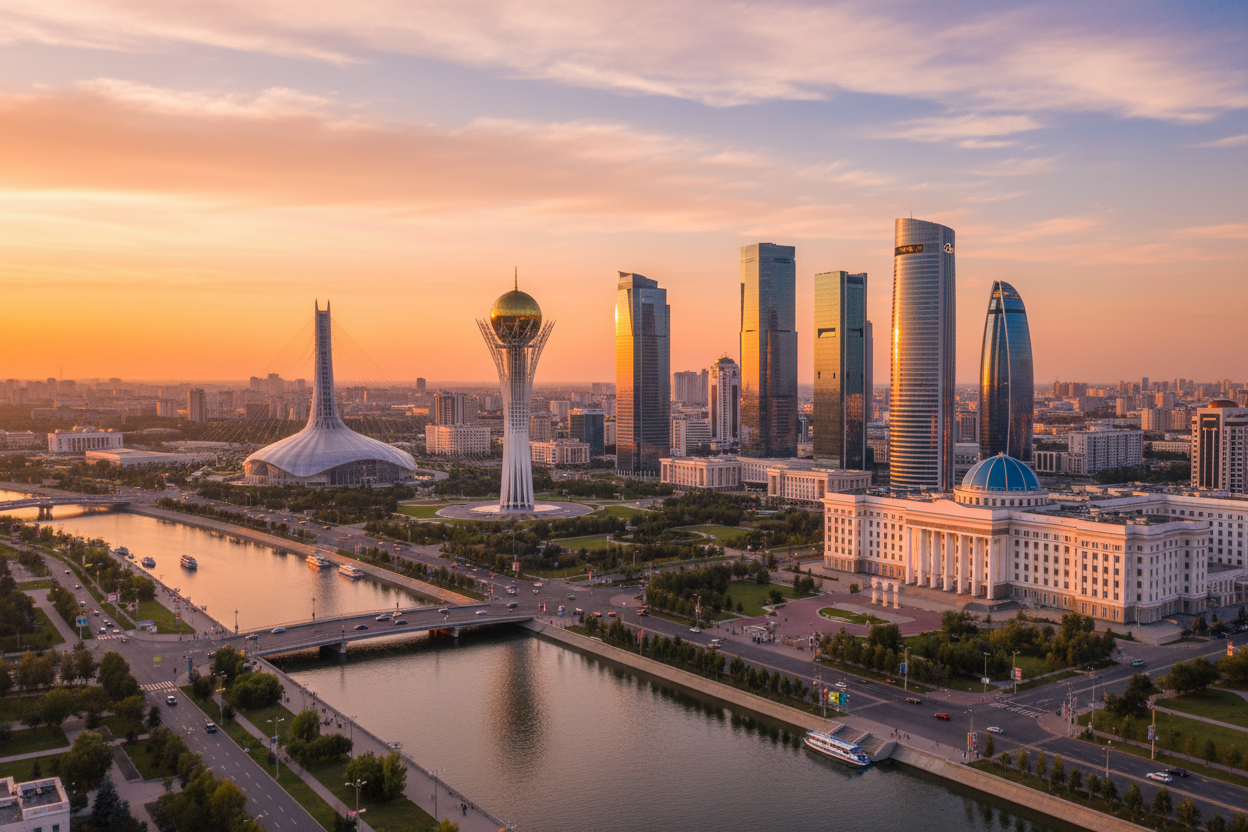 Make image of Kazakhstan capital city